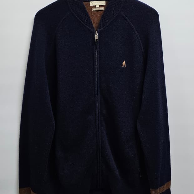 빈폴 캐시미어 블렌드 집업 니트 가디건 L