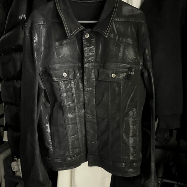 릭오웬스 트러커 자켓 L사이즈