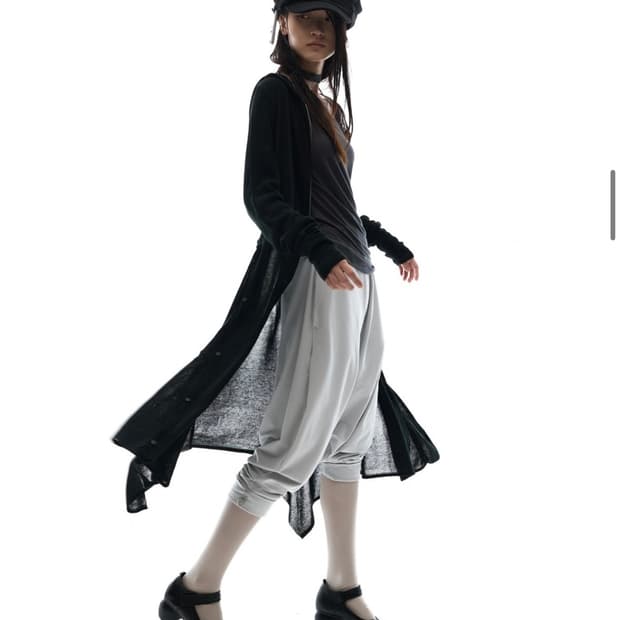 Ojos Detach Knit Hoodie Blk