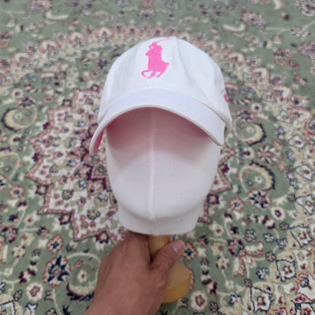 [최종할인] 00' 올드폴로 핑크 빅포니 볼캡 free