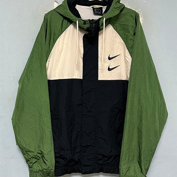NIKE 나이키 더블 스우시 남자 바람막이점퍼 춘추 XL 105