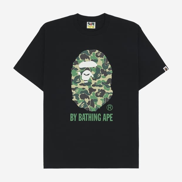 베이프 ABC 카모 베이싱 에이프 반팔 S