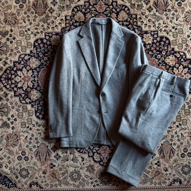 벨베스트 플란넬 수트 셋업 50