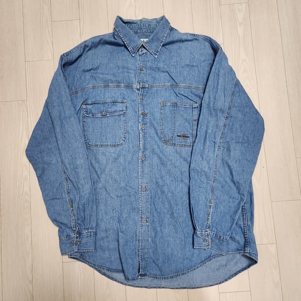 90s 캘빈클라인 데님 셔츠