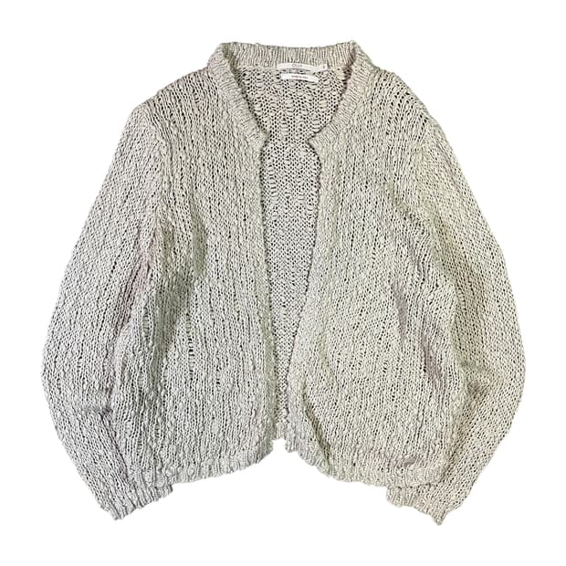 오일릴리 팝오버 니트 가디건