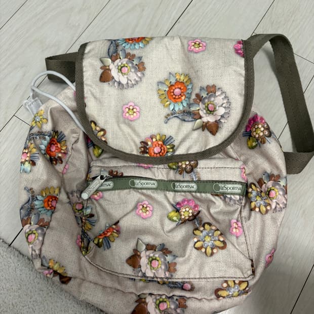 레스포삭 플라워 미니백팩