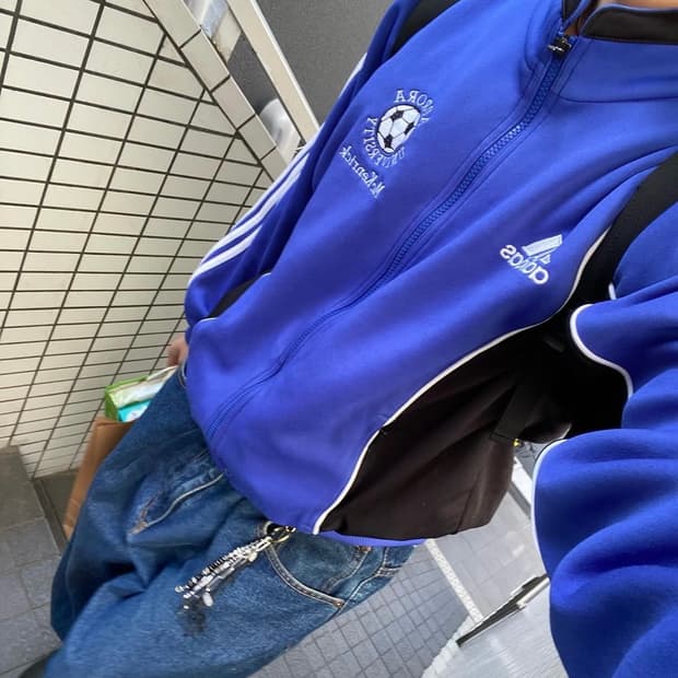 (L) 빈티지 아디다스 져지