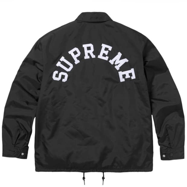 [XL]슈프림 챔피언 코치 자켓 블랙