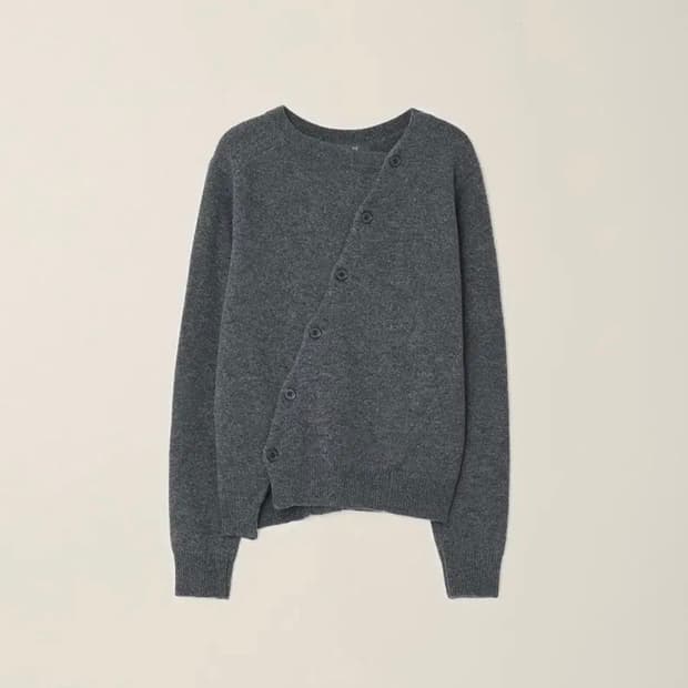 누마레 ee 2 WAY CARDIGAN GREY