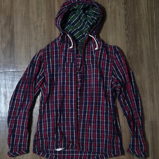 RNewbold  체크 후드 자켓