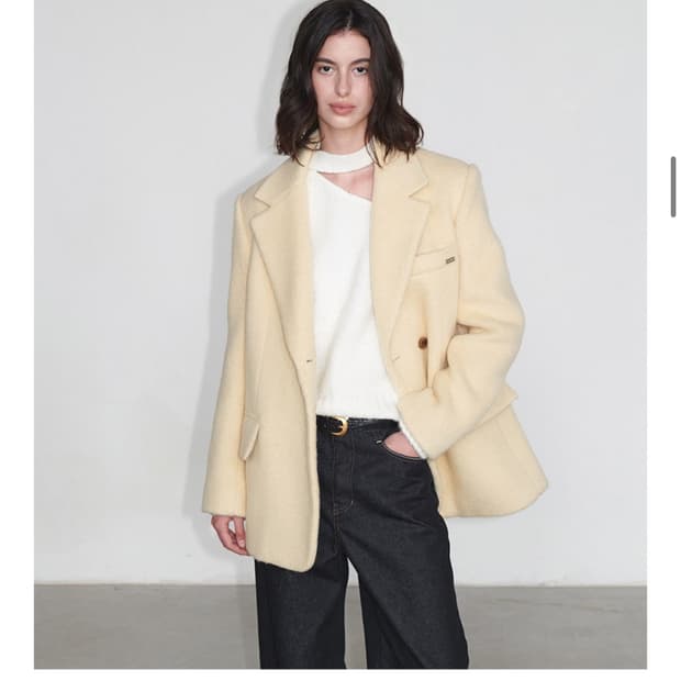 루에브르 알파카 자켓