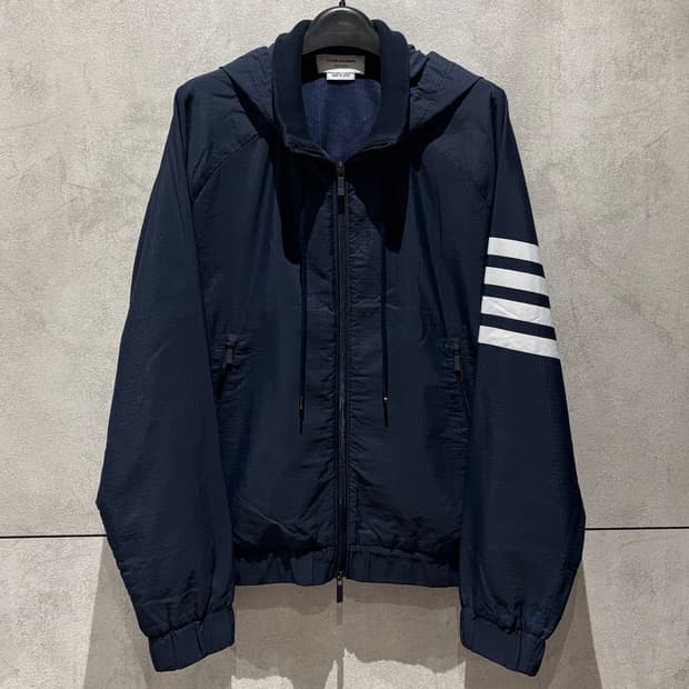 톰브라운 사선완장 립스탑 매쉬 바람막이 3사이즈