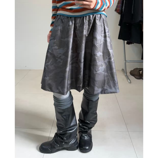 빈티지 리버서블 스커트