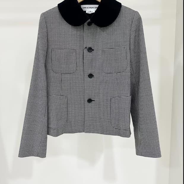 꼼데가르송 걸 울 자켓 M