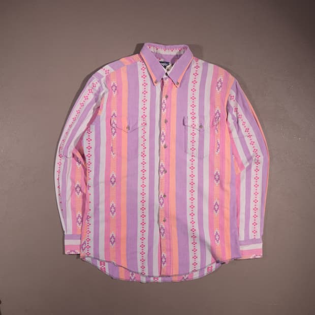 90s made in usa 랭글러 웨스턴 셔츠