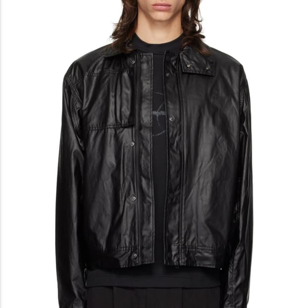 Hyeinseo waxed cotton jacket 3size