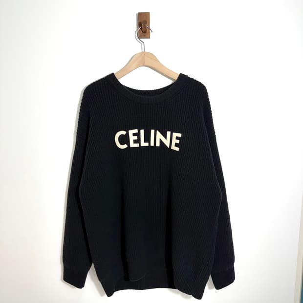 셀린느 리브드 울 니트