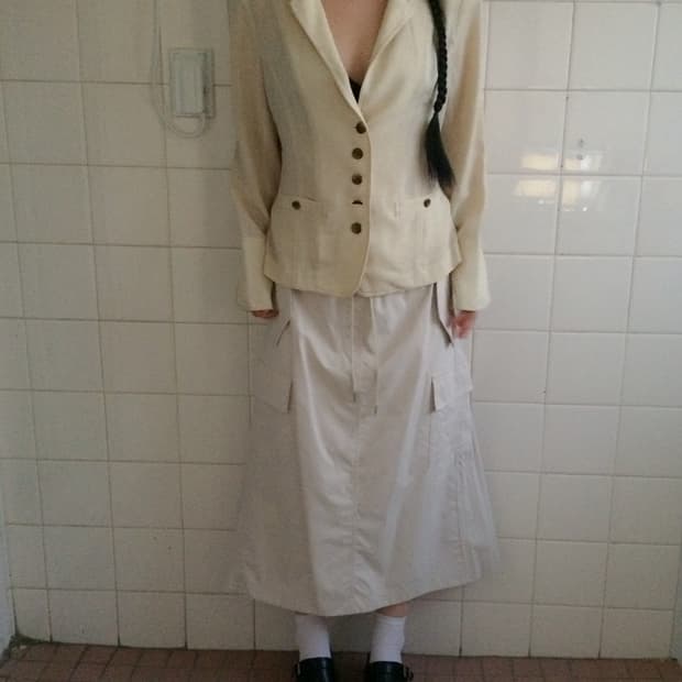 Button line point jacket