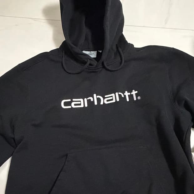칼하트 후드티 블랙