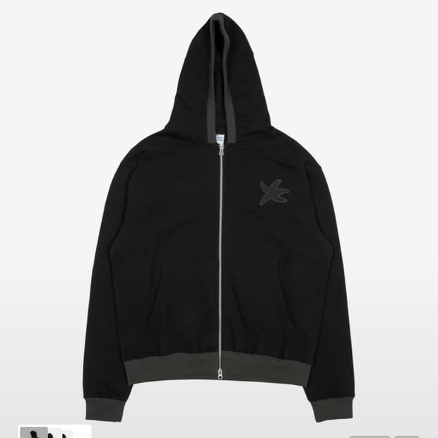 더콜디스트모먼트  line hooded zip-up 후드집업 M