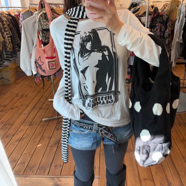 히스테릭글래머 히스걸 롱슬리브