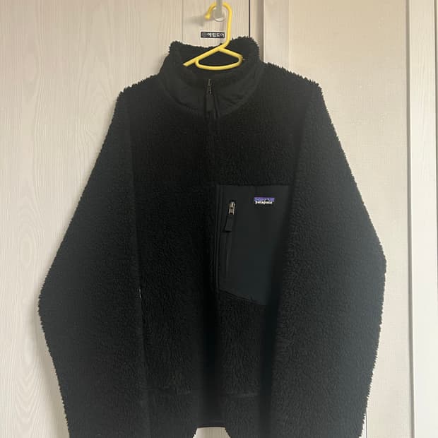 파타고니아 레트로x자켓 올블랙 L