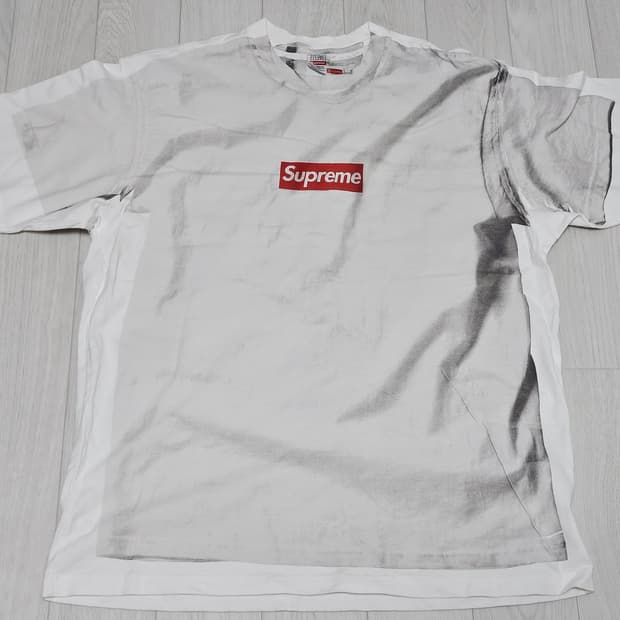 슈프림 x 마르지엘라 박스로고 티셔츠 L