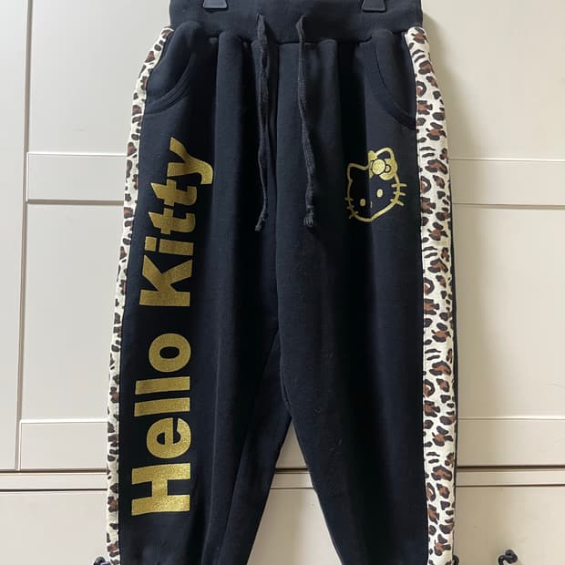 헬로키티 바지 조거팬츠 갸루
