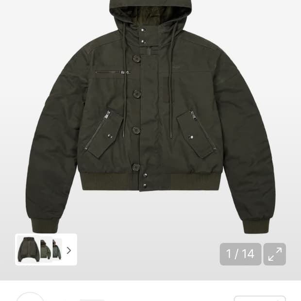 아캄 버튼 ma-1자켓 2