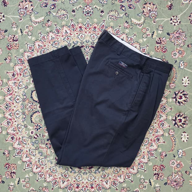 [최종할인] 00' 폴로 네이비 앤드류 투턱 클래식 치36-34 