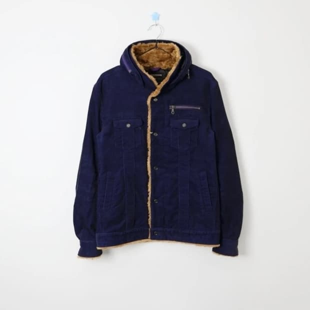 HIDEAWAYS Corduroy Boa Lined Jacket