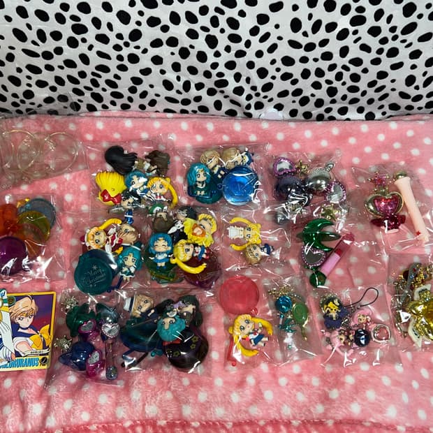 고전 세일러문 피규어 푸치캐러 굿즈 스틱롯드 일괄 