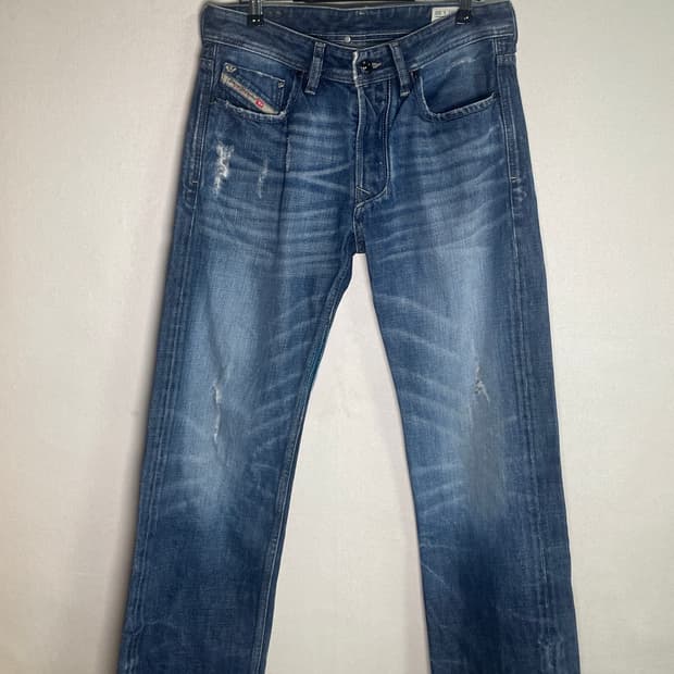 Diesel x addidas 콜라보 데님 팬츠 