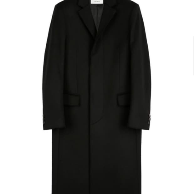 토니웩 크루도 캐시미어 커팅 코트