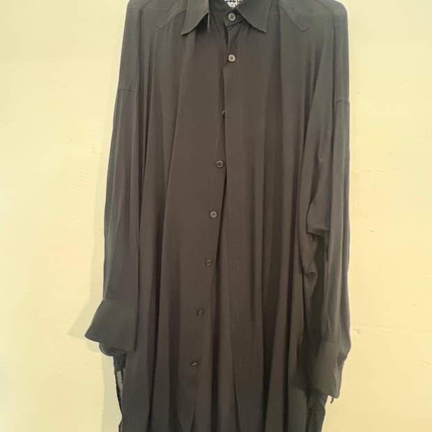 요지 야마모토 블랙스캔들 롱셔츠