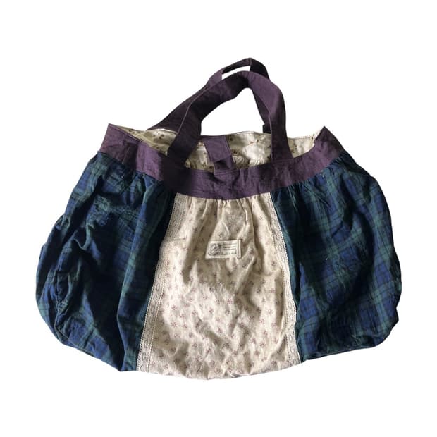 [JPN] 빈티지 모리걸 패치워크 숄더백