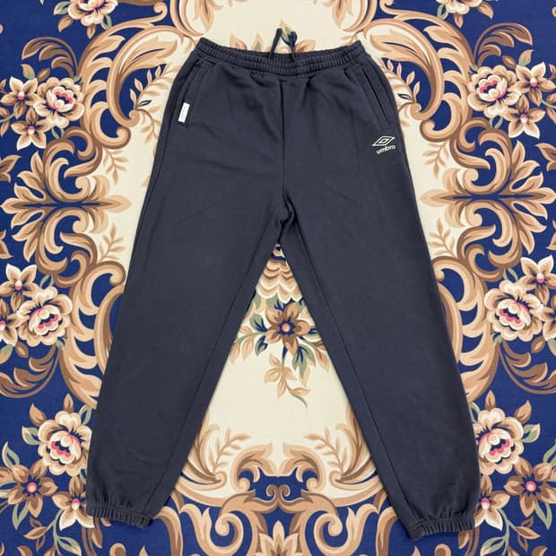 (L)엄브로 UMBRO 코튼 조거팬츠(차콜)