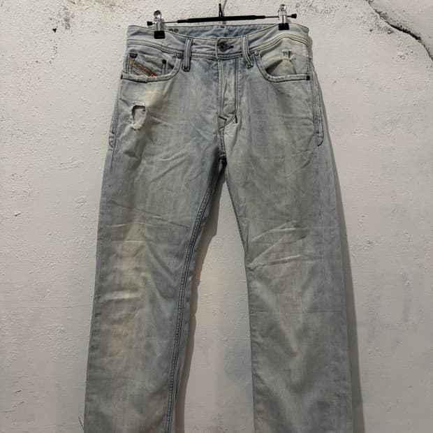 디젤 x 아디다스 워싱 데님