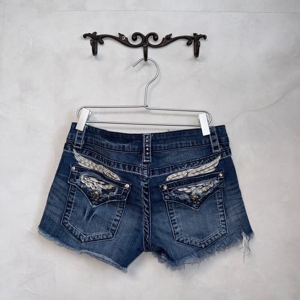 Philipp Plein y2k cubic wings skull 쇼츠