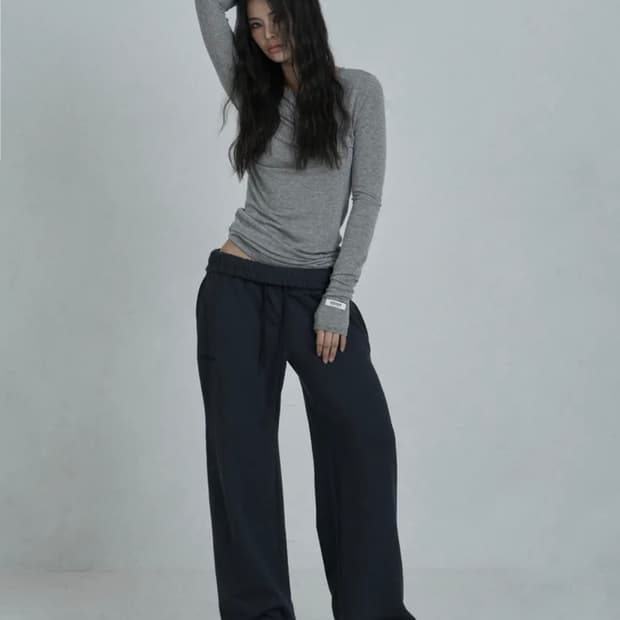 오도어 스킨팬츠 네이비 odor skin pants