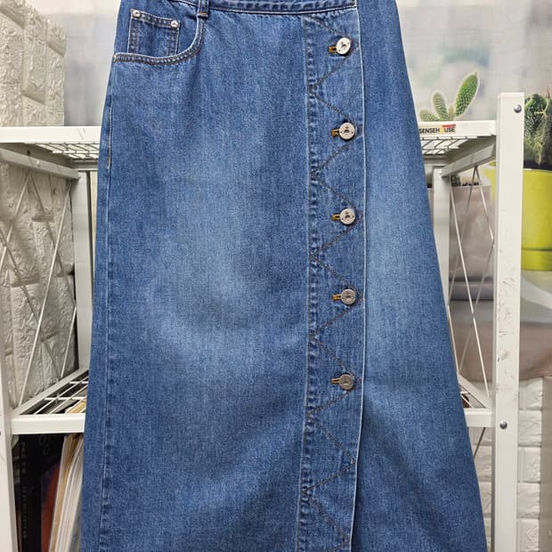 비비안웨스트우드 데님스커트 26 데님치마 데님 롱스커트 WM36