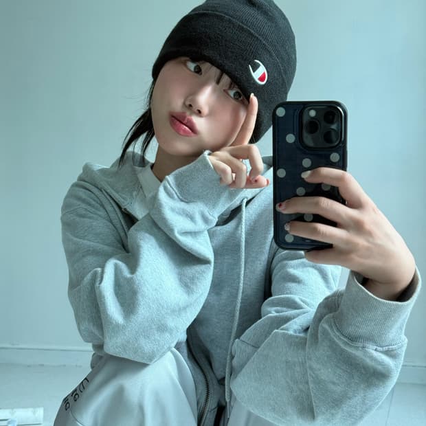 챔피온 블랙 비니