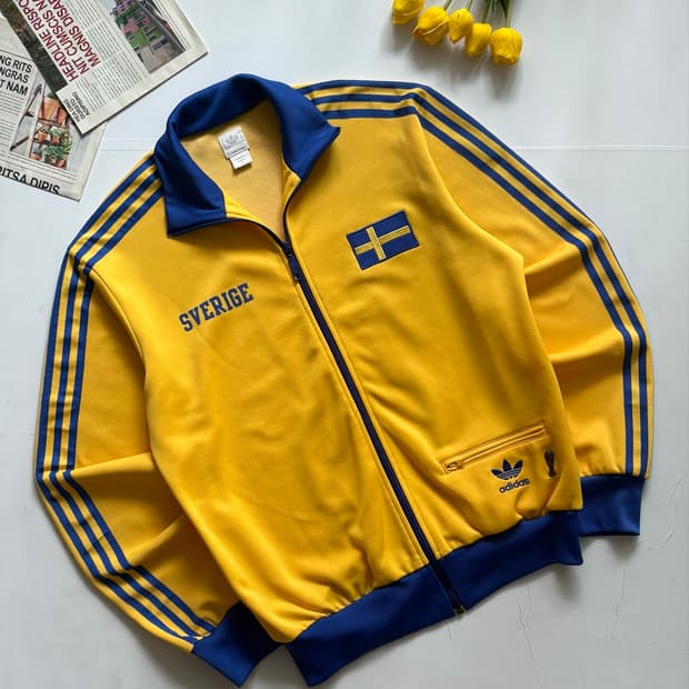 adidas 아디다스 빈티지 스웨덴 트랙탑 져지 