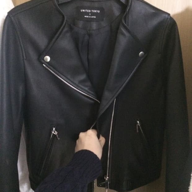 United tokyo 가죽 자켓