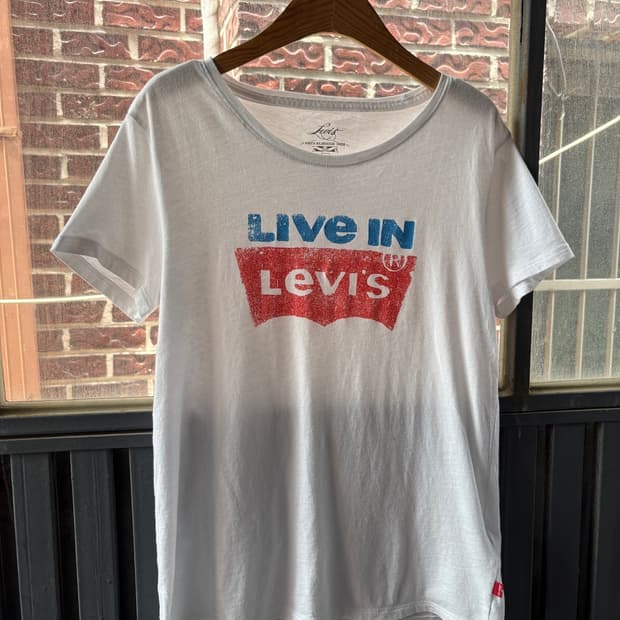 Levi's 빈티지 리바이스 화이트 반팔 티셔츠