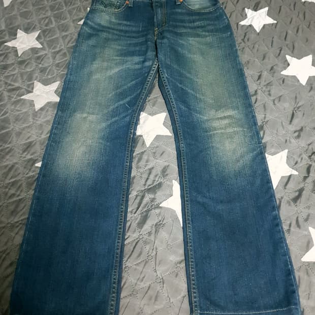 리바이스 523 빈티지워싱 스트레이트핏 데님팬츠 (32)