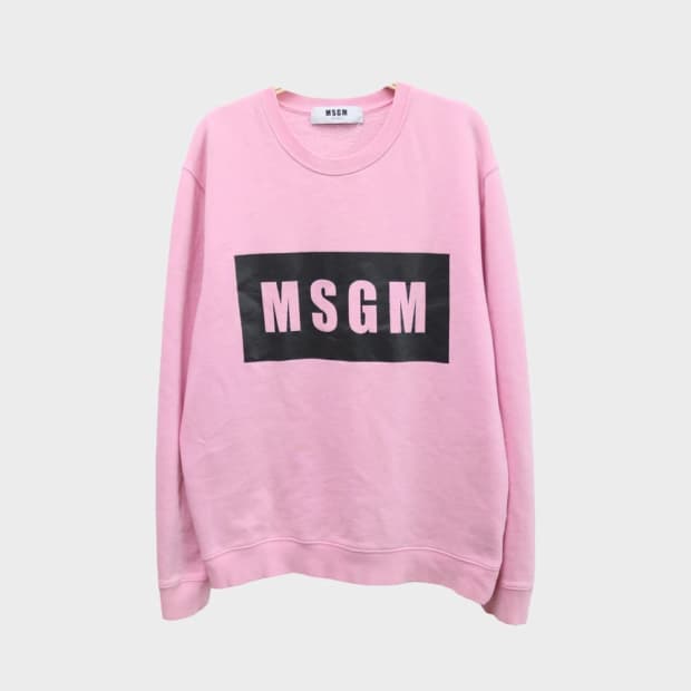 MSGM 핑크 맨투맨 57767