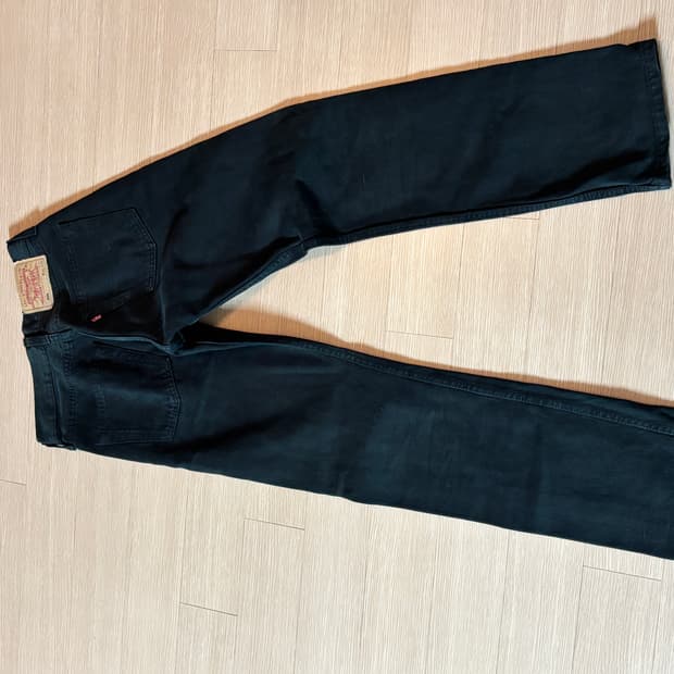 리바이스 501 블랙 W26 L30 청바지