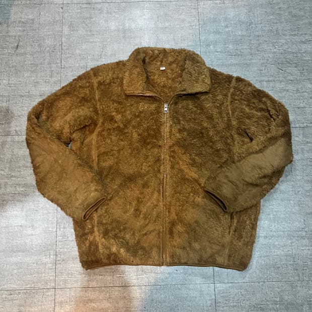 Uniqlo 유니클로 올드스쿨아메카지 보라털 베어후리스자켓