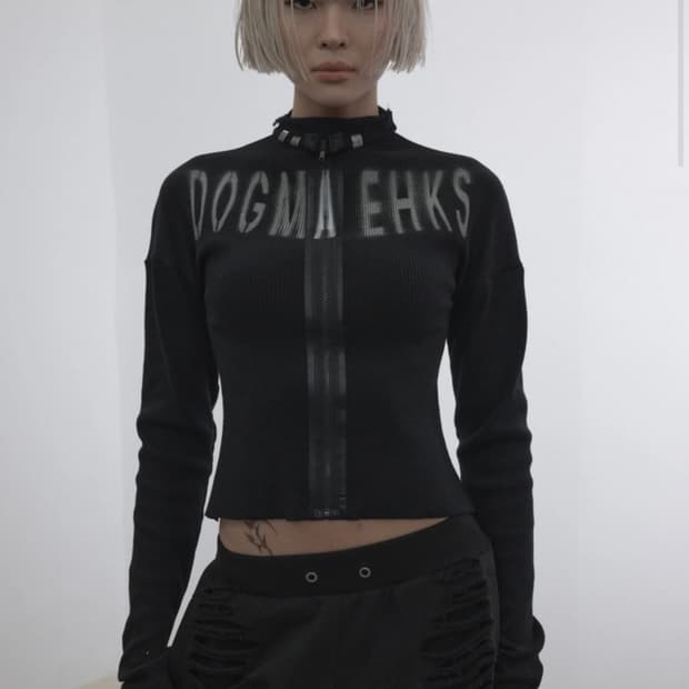 도그마엑스 BICYCLE TOP LONG SLEEVE BLACK